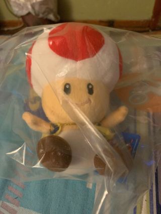 Sanei Mario Party 5 Toad Plush Hudson Soft 2004 Great Discount