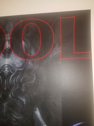 Tool signed autographed poster pepsi center October 15th 4