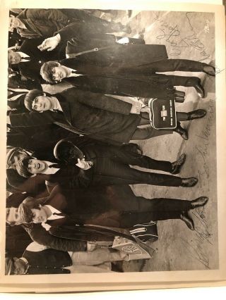 Vintage Photo - Beatles Autograph - Authentic - Signed by Paul,  John,  George and Ringo 8