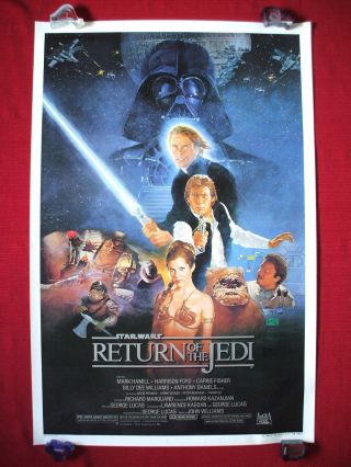 Star Wars Return Of The Jedi 1983 Movie Poster 1sh Rolled Style B Rotj