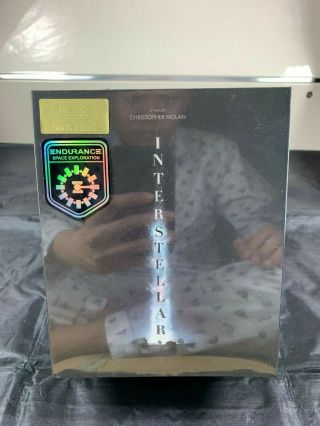 Interstellar Blu - Ray Steelbook Hdzeta Box Complete Full&lenticular,  New/sealed