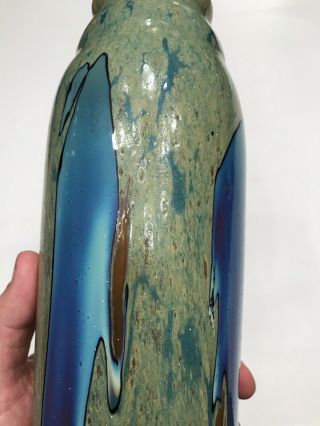 Fascinating Signed Antique Daum Nancy Vase Large 15” 8