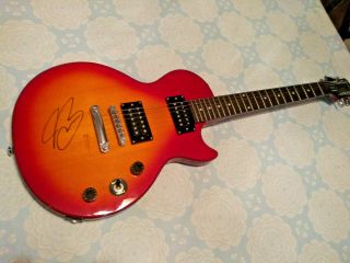 Joe Bonamassa Blues Signed Gibson Les Paul Epiphone Cherryburst Electric Guitar