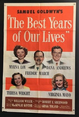The Best Years Of Our Lives Movie Poster 1946 - March - Loy Hollywood Posters
