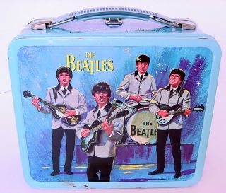 1964 ALADDIN THE BEATLES LUNCH BOX w NAME LABEL & TAG OLD STORE STOCK 9