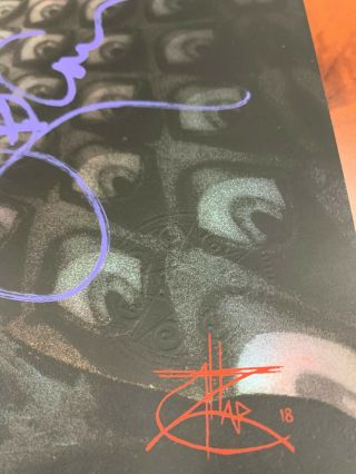 LA TOOL CONCERT POSTER SIGNED BY THE BAND STAPLES CENTER 10/21 2019 CHET ZAR 5