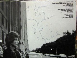 The Beatles - John Lennon Signed “Double Fantasy” LP - Frank Caiazzo LOA 2
