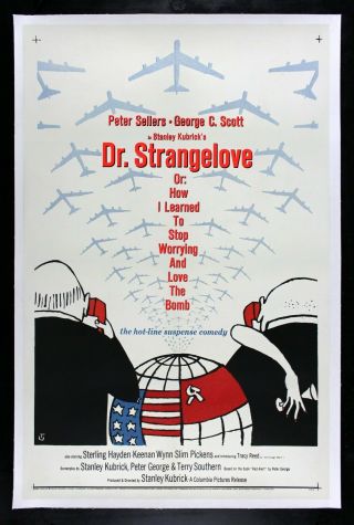 Dr.  Strangelove ✯ Cinemasterpieces 1964 Movie Poster Linen Doctor