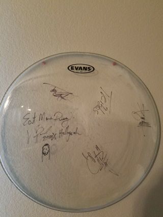 Autograpgh Drum From Band Hellyeah
