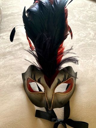 Cirque Du Soleil Unique Mask,  Handmade By Franco Cecamore