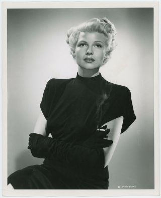 Blonde Femme Fatale Rita Hayworth The Lady From Shanghai Vintage Photograph 1947