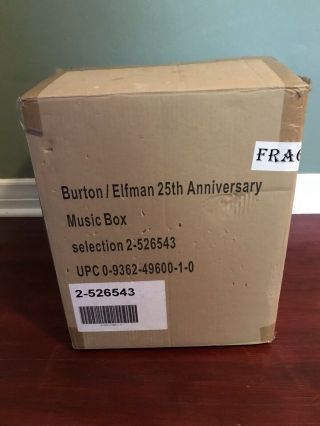 Tim Burton Danny Elfman 25th Anniversary Music Box Set 12