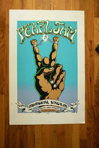 Pearl Jam Varient Concert Poster By Emek