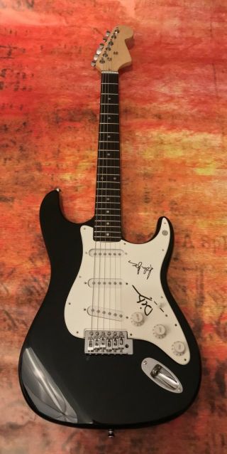 Gfa Adam Duritz & David Bryson Counting Crows Signed Electric Guitar