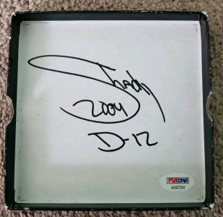 Eminem Signed Shady D - 12 2004 Autographed Encore Universal /100 Cd Auto Psa/dna