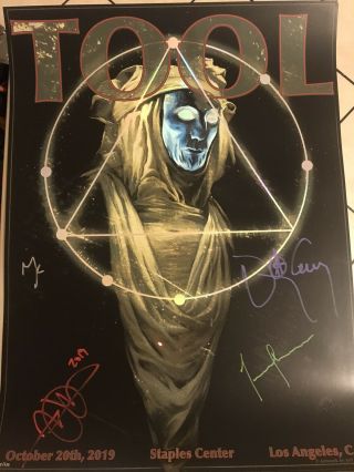 La Tool Signed Staples Center 10/20 2019 Limited Edition Le Poster Print