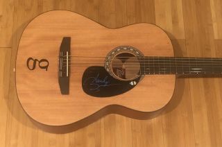 Garth Brooks Signed Autographed Natural Acoustic Guitar W/,