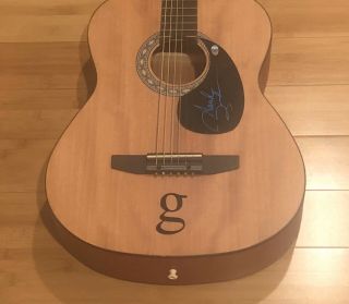 GARTH BROOKS Signed Autographed NATURAL Acoustic Guitar w/, 3
