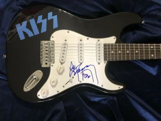 Ace Frehley Kiss Autographed Signed Guitar W/coa