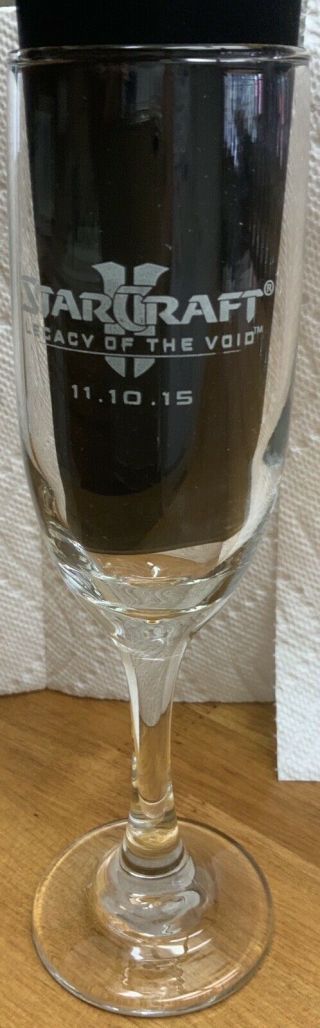 Blizzard Starcraft Ii Employee Exclusive Champagne Flute Legacy Of The Void