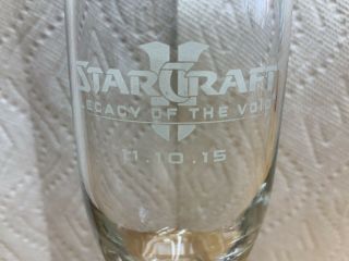 Blizzard Starcraft II Employee Exclusive Champagne Flute Legacy Of The Void 3