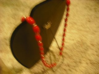 Joan Crawford Personally Owned & Worn Red Bead Necklace W/LOA 5