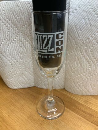Blizzard Blizzcon 2017 Employee Exclusive Champagne Flute