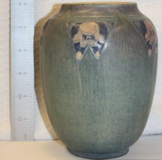 Newcomb College Pottery Vase Matte Blue Green Rare Joseph Fortune Meyer Piece