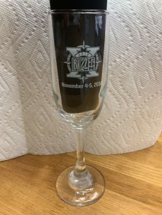 Blizzard Blizzcon 2016 Employee Exclusive Champagne Flute