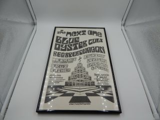 Vintage Concert Advertising Poster Blue Oyster Cult Reo Speedwagon