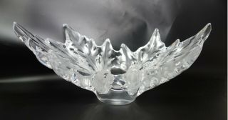 Lalique Crystal,  Champs Elysees Grand Crystal Bowl,  Clear