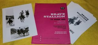 Brave Stallion Press Kit Fury Peter Graves 1 Photo 12 Ads Itc Western