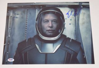 Elon Musk Signed Autographed (2) 11x14 Photo 