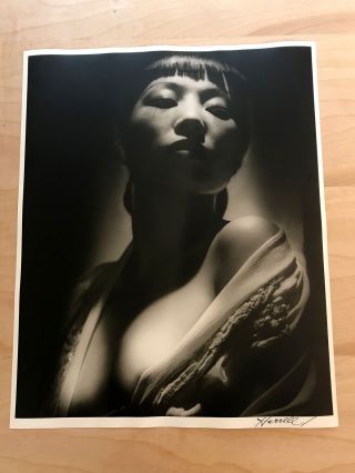 Anna May Wong Signed 178/250 By George Hurrell 3rd Hurrell Portfolio 16x20