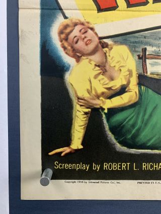 WINCHESTER ' 73 Orig Movie Poster (Fine -) One Sheet 1950 Cowboy James Stewart 7