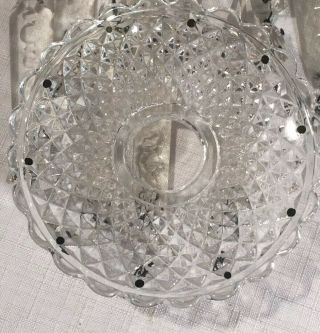 Pair Baccarat Candelabras Zenith 2 Light Vase France Vintage Prisms Crystal 7