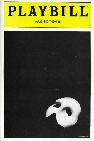 Michael Crawford/sarah Brightman - Phantom Of The Opera - 1988 Playbill Rare