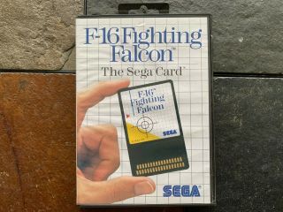 Sega Master System Card F - 16 Fighting Falcon Game Item 3437 - 15