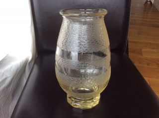 Vintage Daum Large ‘signed’ Acid - Etched Art Deco Glass Vase,  Circa 1920s.