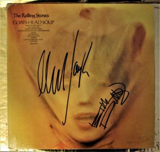 The Rolling Stones - Goats Head Soup Signed Autographed Record Album