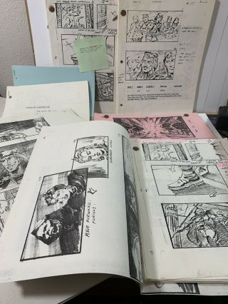 Masters Of The Universe,  He Man,  Movie Storyboards By Cast & Crew