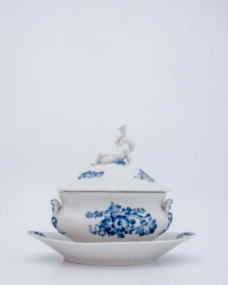 Sauce Tureen 1653 - Blue Flower - Royal Copenhagen - 1:st Quality