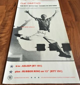 SMITHS Boy With The Thorn In His Side RARE PROMO POSTER MORRISSEY 1985 2