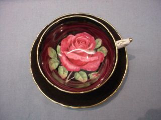 Paragon Large Cabbage Rose Teacup & Saucer