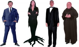 The Addams Family Lifesize Cardboard Standup Standee Cutout Discounted Set Of 4