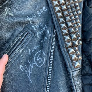 John 5 Owned Signed Jacket Marilyn Manson Rob Zombie Rare Metal