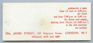 1964 JOHN LENNON SIGNED Business Card Caiazzo Cox 2
