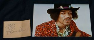 Jimi Hendrix Autograph Signature