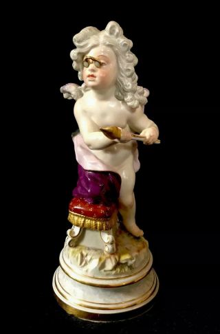 Rare Antique meissen porcelain Cupid L115 As Physical 3