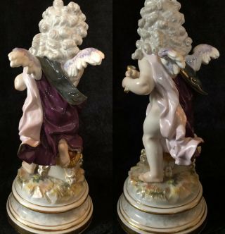Rare Antique meissen porcelain Cupid L115 As Physical 5